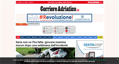 Desktop Screenshot of corriereadriatico.it